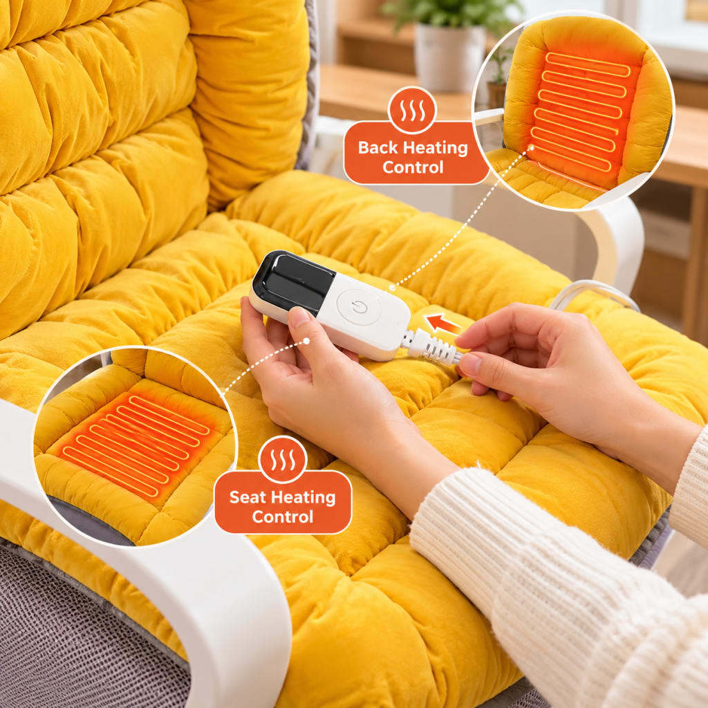 CozyThrone Heated Cushion