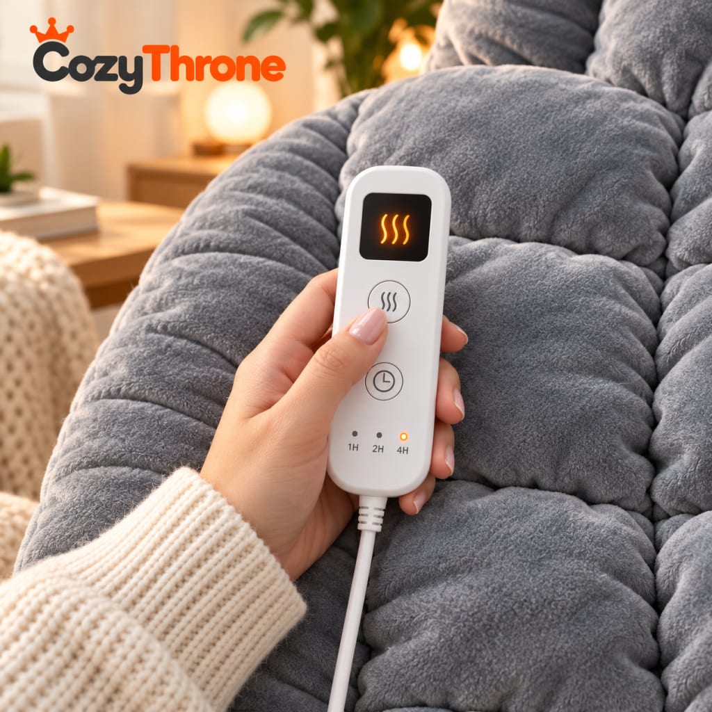 CozyThrone Heated Cushion